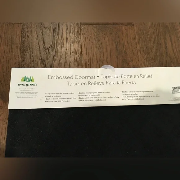 Evergreen Embossed Fall Doormat - Picture 3 of 5